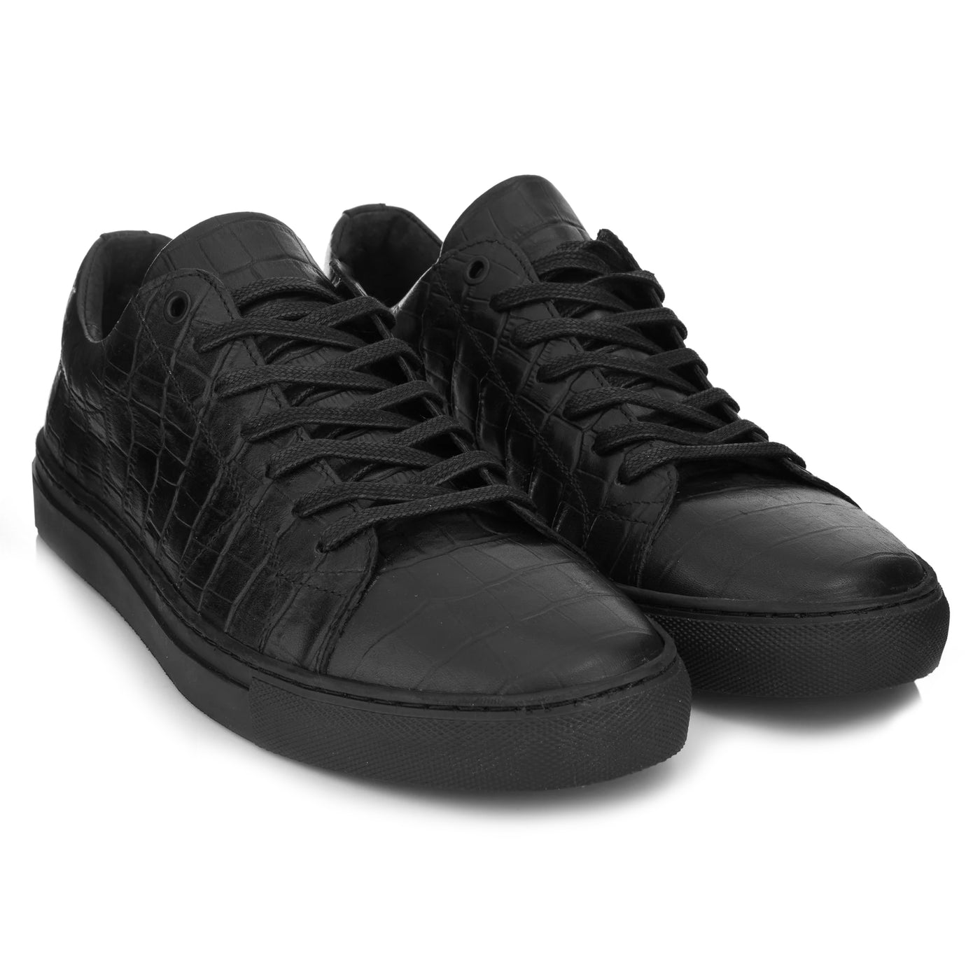 VELO SNEAKER ECO Coda Black Embossed Leather