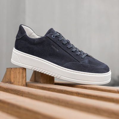 Hinson Miller Retro Dark Blue Suede - ALPINA BRANDS