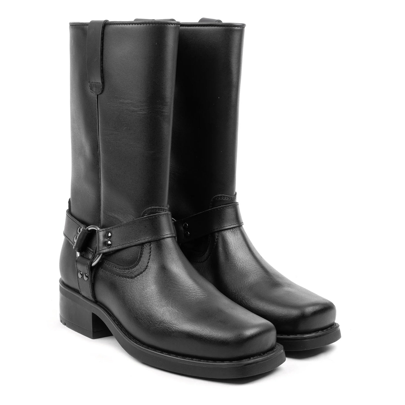 NORDLAND HARLEY HIGH BOOT Black Leather - HINSON