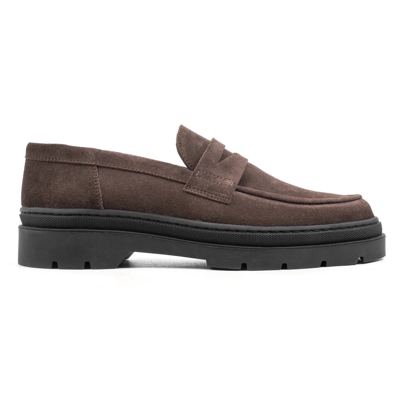 ELON LOAFER Dk Brown Suede - HINSON | ALPINA