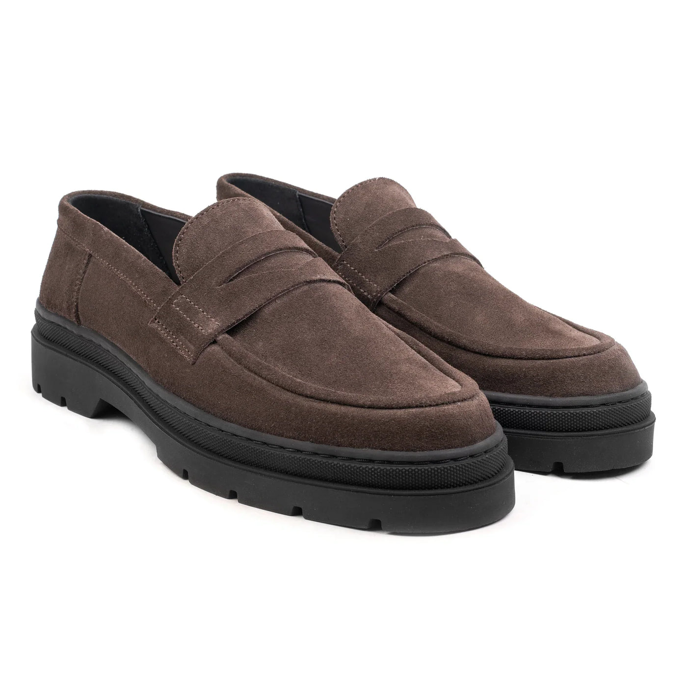 ELON LOAFER Dk Brown Suede - HINSON | ALPINA