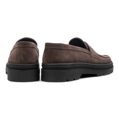 ELON LOAFER Dk Brown Suede - HINSON | ALPINA