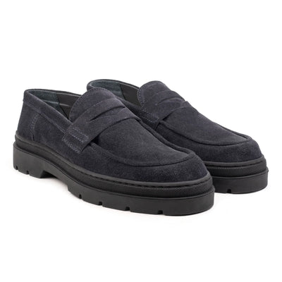 ELON LOAFER Dk Blue Suede - HINSON | ALPINA