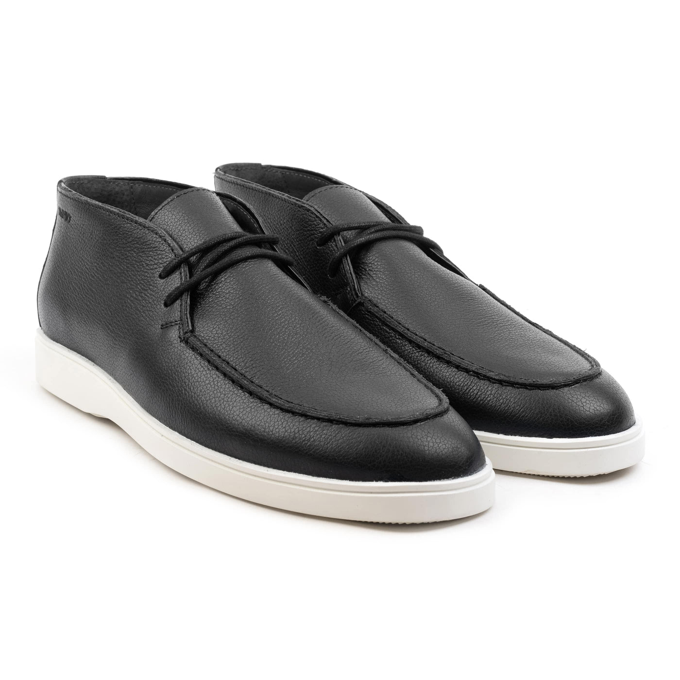 Omnio CAVE MOC CHUCKA Black Leather - ALPINA BRANDS