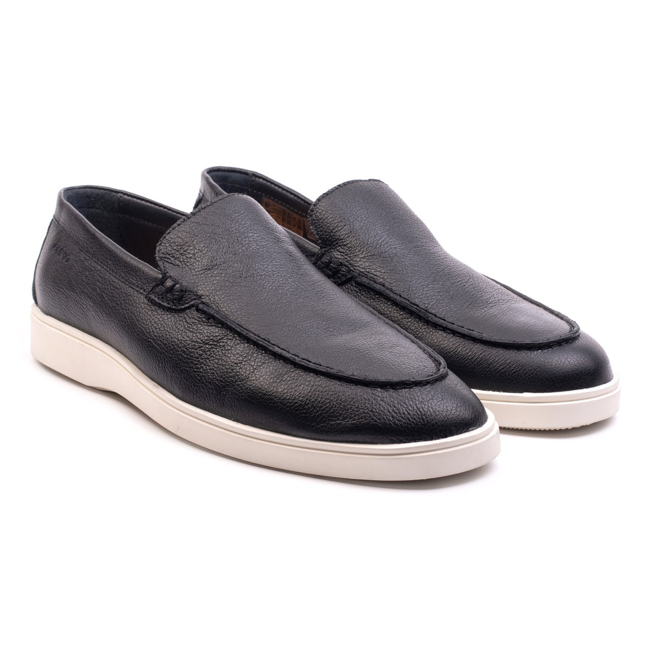 Cave Mobe Moc en cuir noir