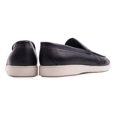 Cave Loafer MOC Zwart leer