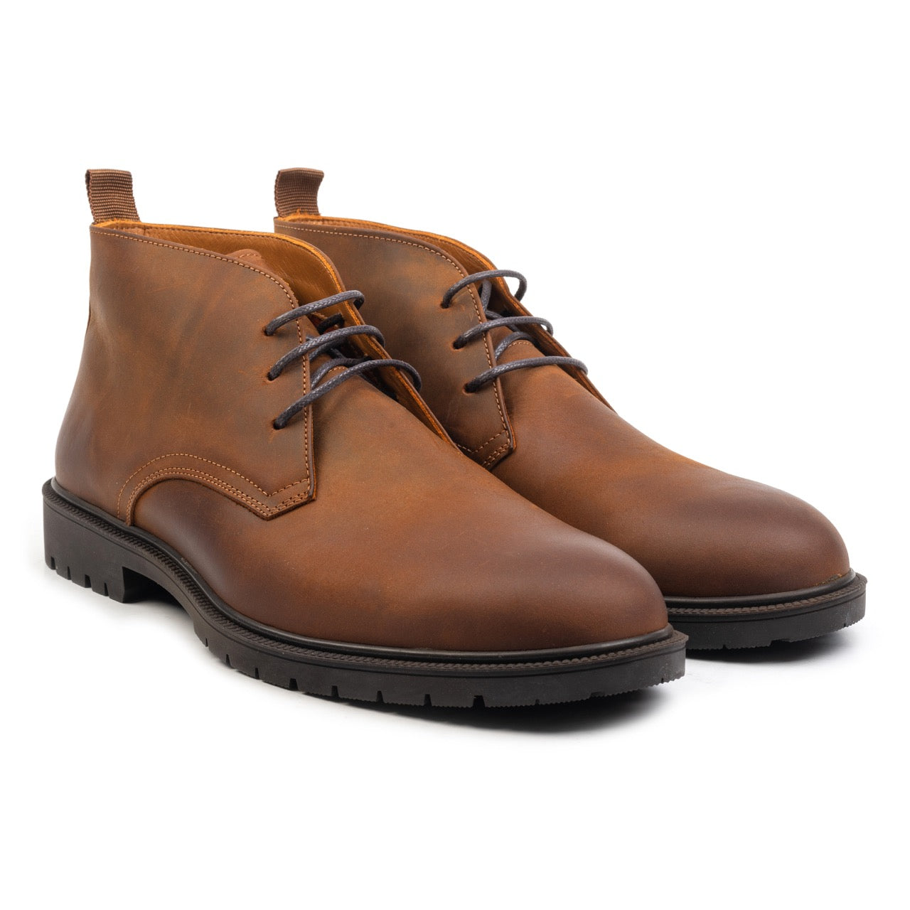 Adam chukka tan wax leer