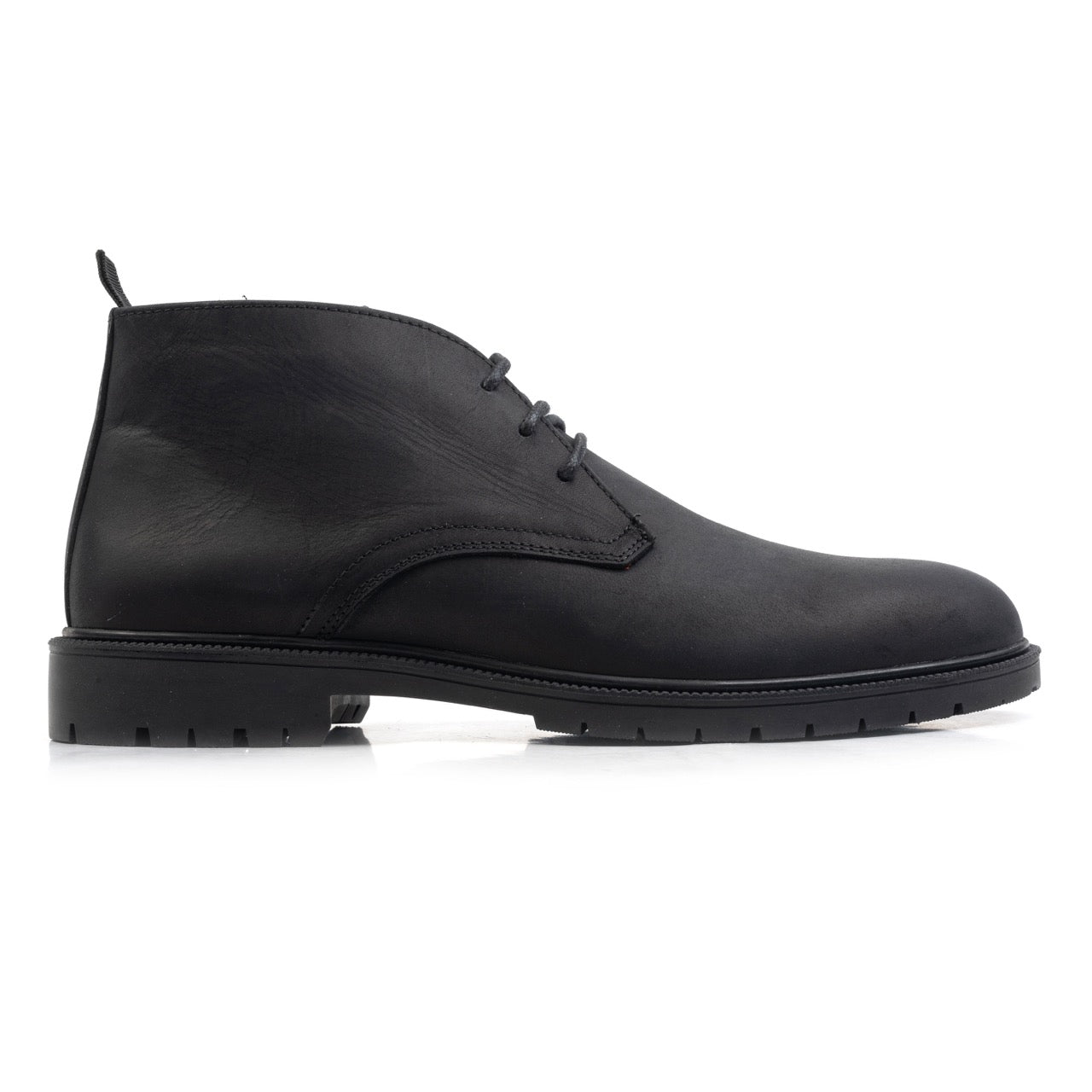 Cuir de cire noire Adam Chukka