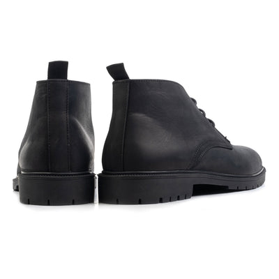 Cuir de cire noire Adam Chukka