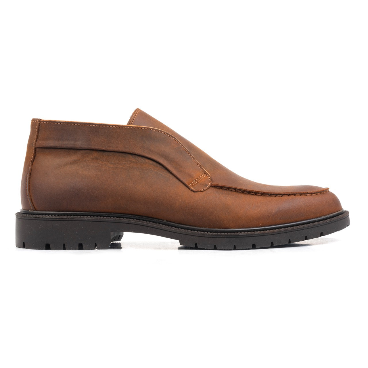 Adam Ankle Boot Tan Wax Cuir