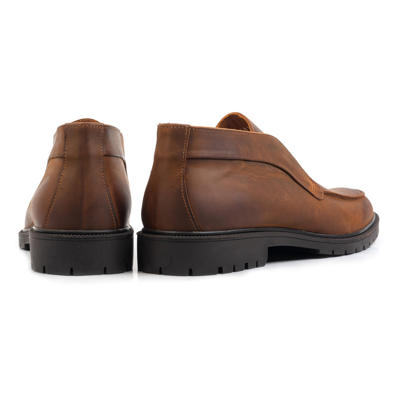 Adam Ankle Boot Tan Wax Cuir