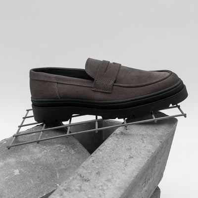 ELON LOAFER Antracite Suede - HINSON | ALPINA