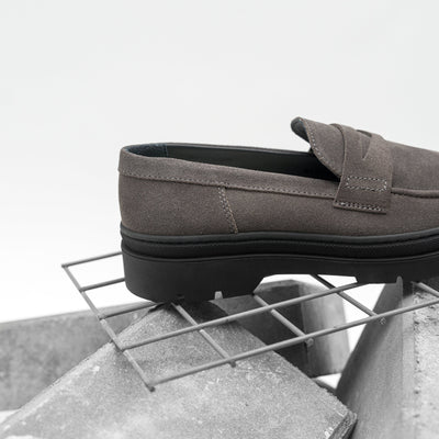 ELON LOAFER Antracite Suede - HINSON | ALPINA