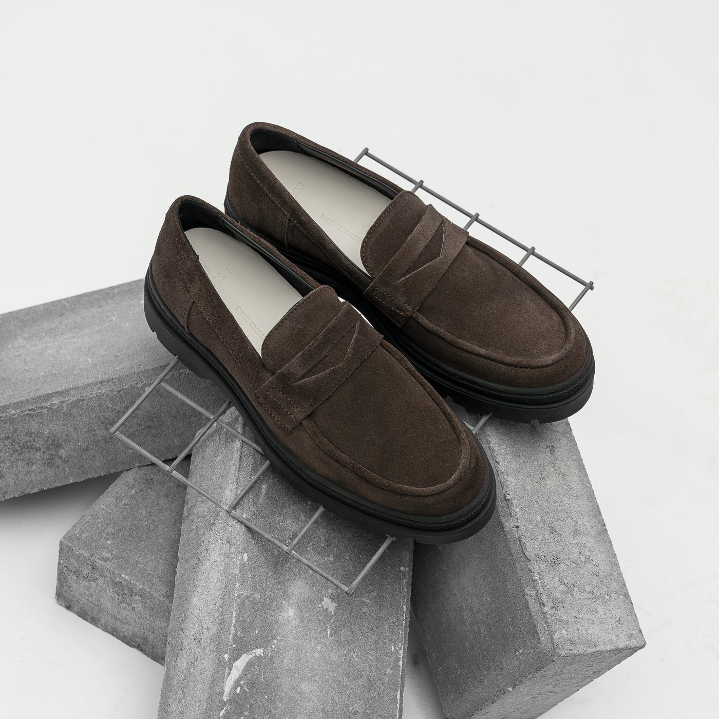 ELON LOAFER Dk Brown Suede - HINSON | ALPINA