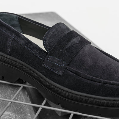 ELON LOAFER Dk Blue Suede - HINSON | ALPINA