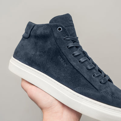 MALTON CLASSIC HIGH TOP Navy Suede - HINSON | ALPINA