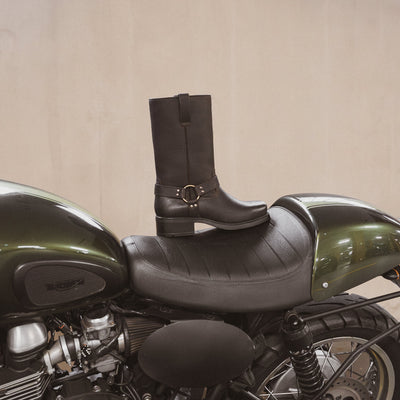 NORDLAND HARLEY HIGH BOOT Brown Waxy Leather - ALPINA BRANDS