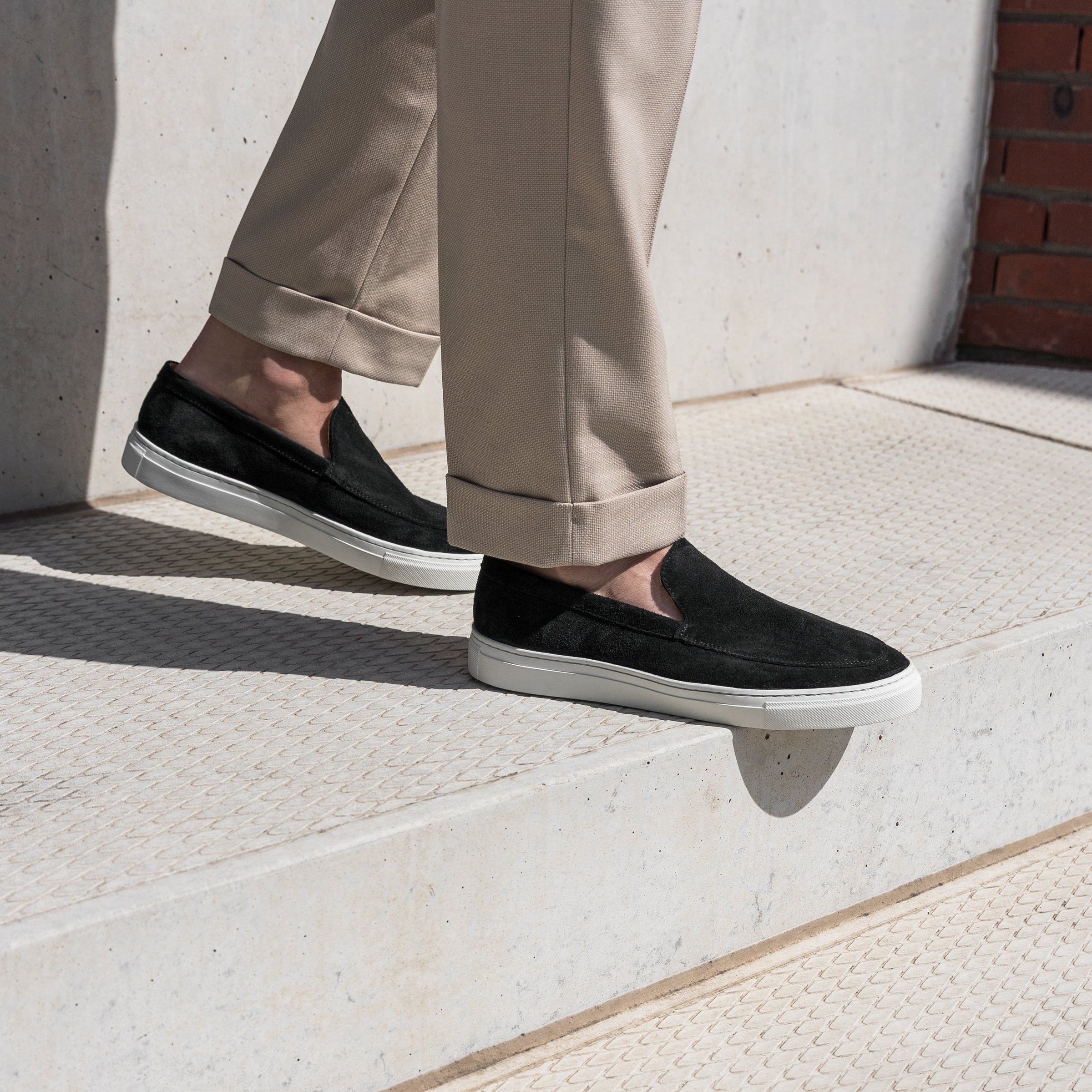 MALTON LOAFER Black Suede - HINSON | ALPINA