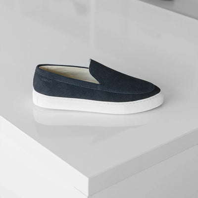 MALTON LOAFER Super Blue Suede - HINSON | ALPINA