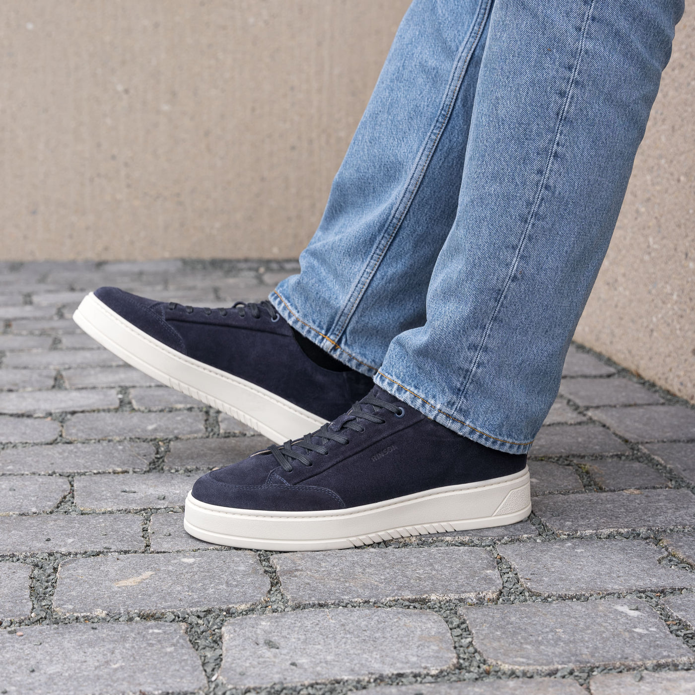 Hinson Miller Retro Dark Blue Suede - ALPINA BRANDS