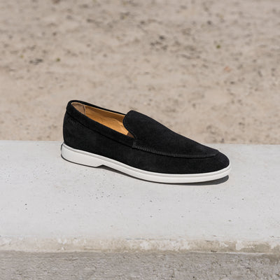 ACE LOAFER Black Suede - HINSON | ALPINA