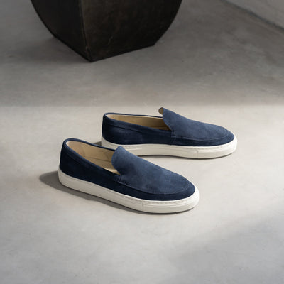 MALTON LOAFER Indigo Suede - HINSON | ALPINA