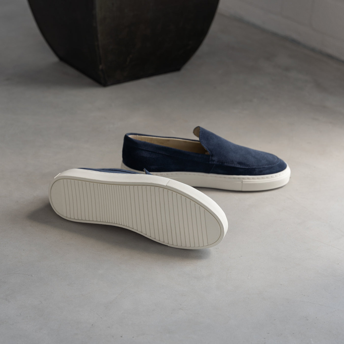 MALTON LOAFER Indigo Suede - HINSON | ALPINA