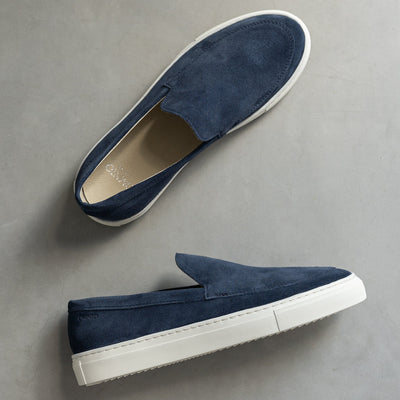 MALTON LOAFER Indigo Suede - HINSON | ALPINA