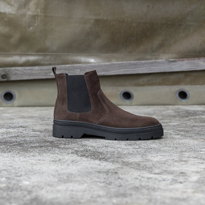 ELON CHELSEA Dk Brown Suede - HINSON | ALPINA