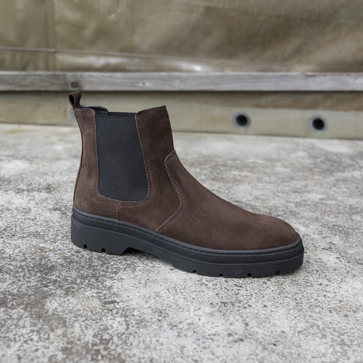 ELON CHELSEA Dk Brown Suede - HINSON | ALPINA