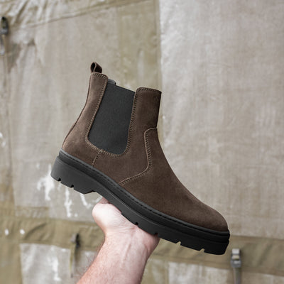 ELON CHELSEA Dk Brown Suede - HINSON | ALPINA