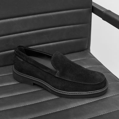 BEATENBERG LOAFER ECHO Black Suede - HINSON | ALPINA