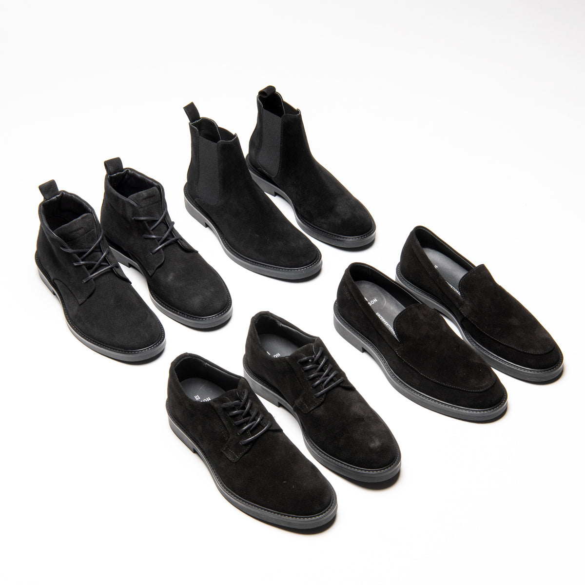 BEATENBERG CHUKKA Black Velours - HINSON | ALPINA