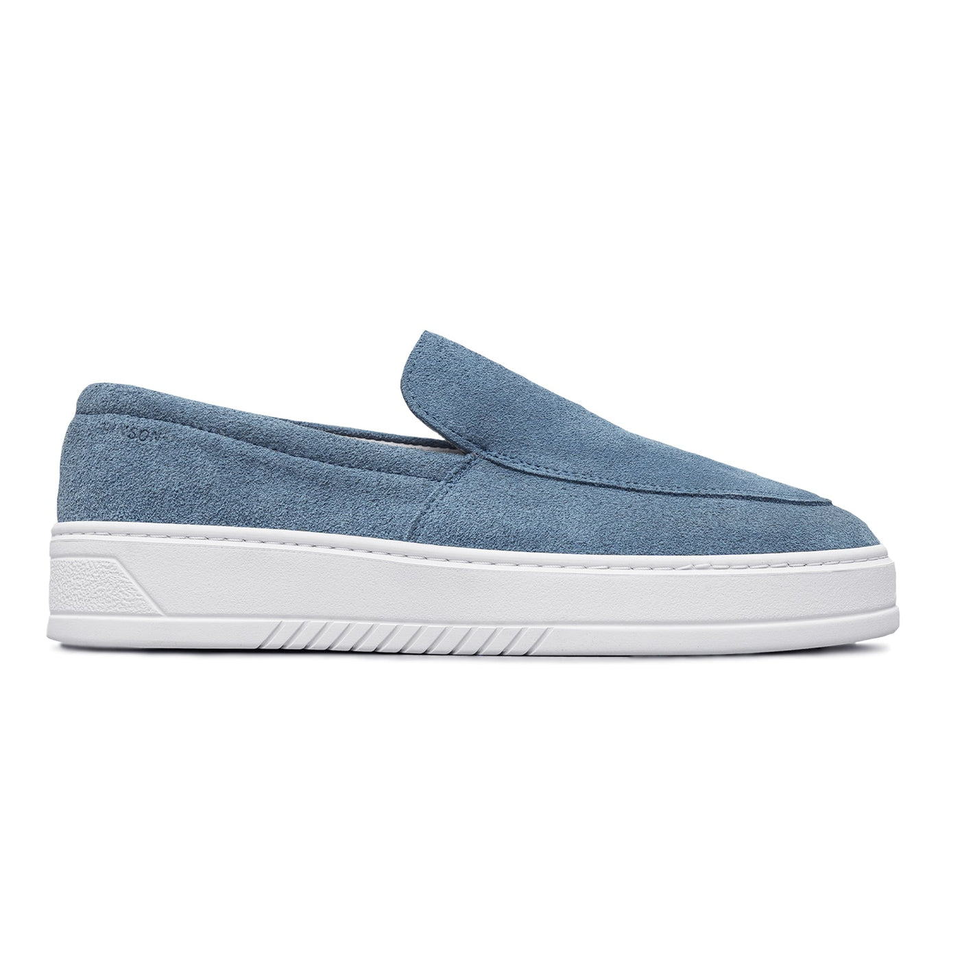 MILLER SLIP ON Blue Suede - HINSON | ALPINA