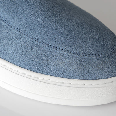 MILLER SLIP ON Blue Suede - HINSON | ALPINA