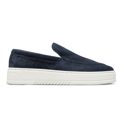 MILLER SLIP ON Navy Suede - HINSON | ALPINA